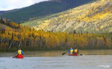 Yukon River Canada- amazing autumn colours.